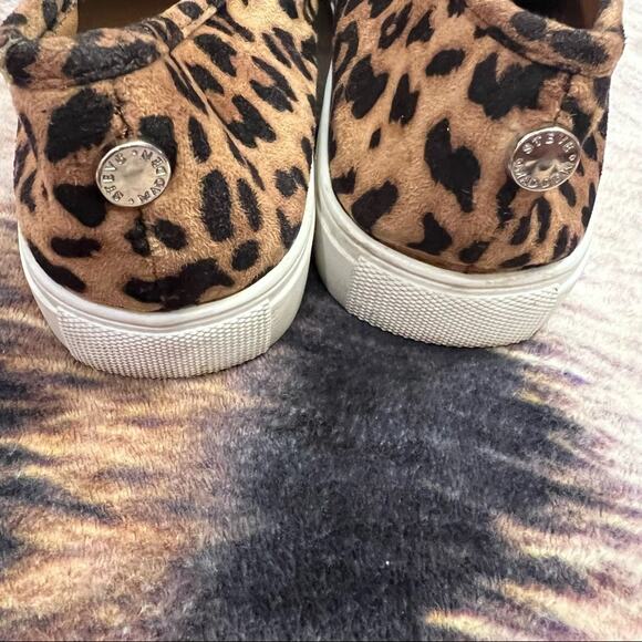 Steve Madden Safary Leopard Print Slip On Sneaker Size 8.5 - Picture 8 of 9